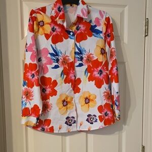 Floral Button-Up Shirt